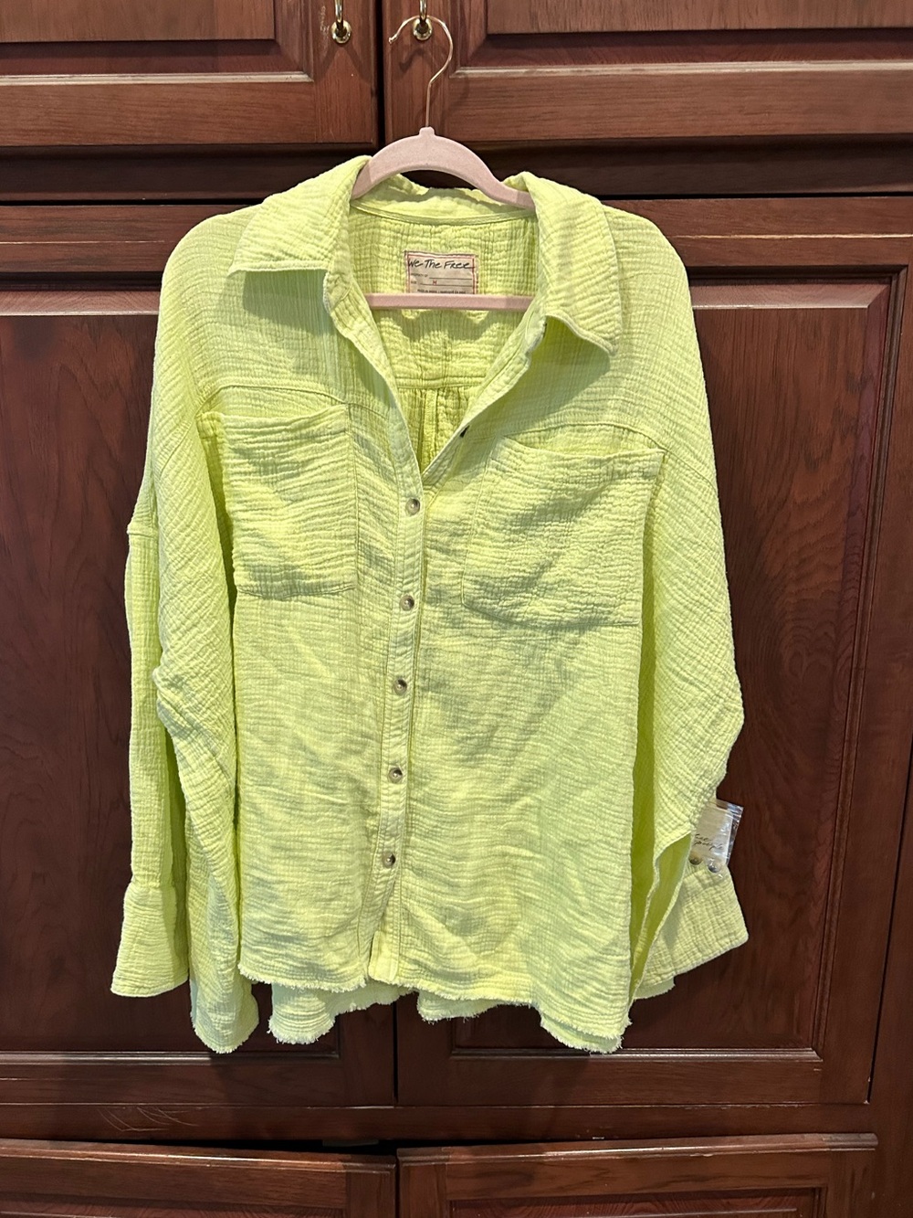 NWT Free People button down sz M